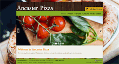 Desktop Screenshot of ancaster-pizza.com