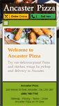 Mobile Screenshot of ancaster-pizza.com