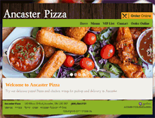 Tablet Screenshot of ancaster-pizza.com